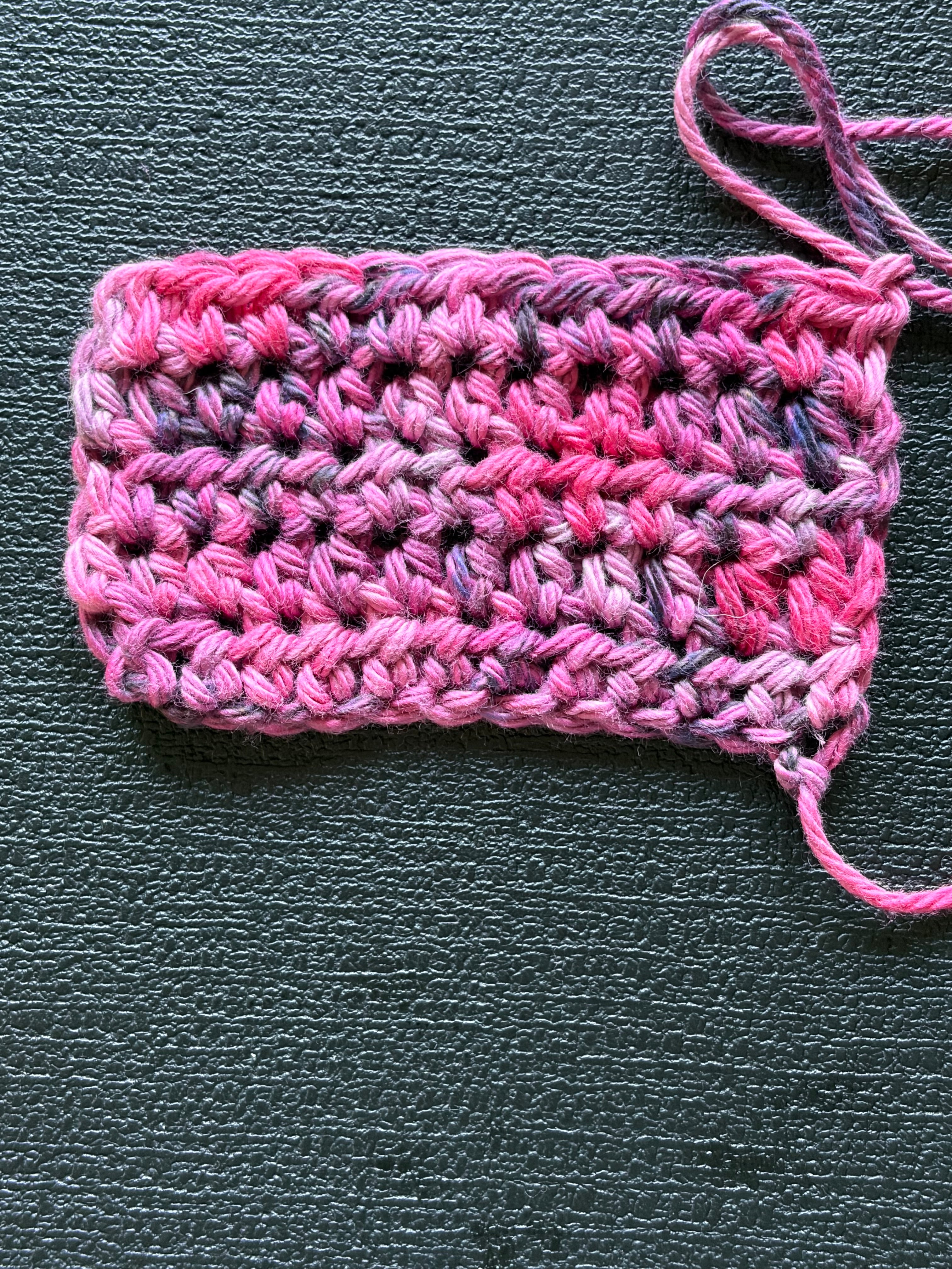 a cup of ambition – Hand-Dyed Yarn Hot Pink, Grey & Black Skein | Girl Power Colorway