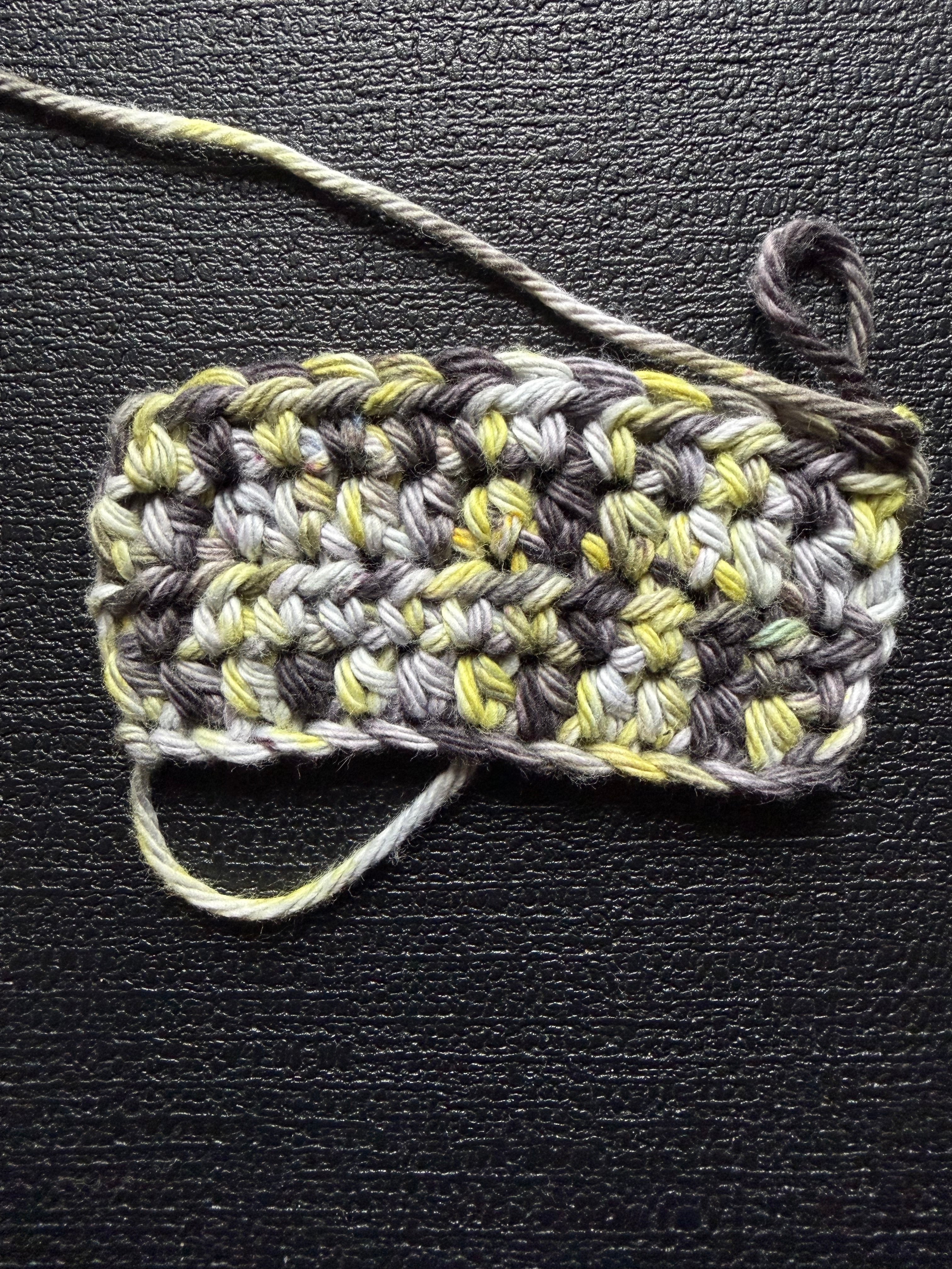loyal badger | Hand Dyed Cotton Yarn | Yellow Black Wizard-Themed | Crochet Yarn | 100g/160yds
